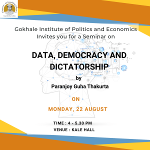 Special Lecture: Paranjoy Guha Thakurta on Data, Democracy and Dictatorship